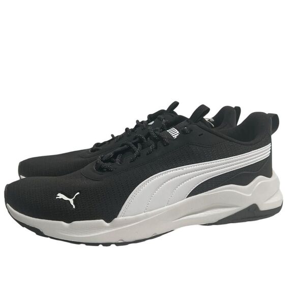 Puma Zip C Sneaker Men’s 12 Black Athletic Lightweight Mesh Lace-Up Running NWOB - Picture 1 of 13